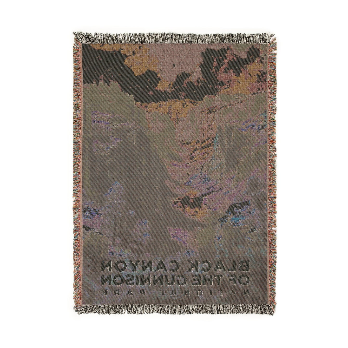 Black Canyon of the Gunnison National Park Woven Blanket | S14