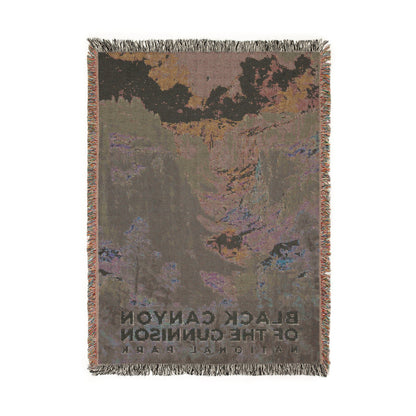 Black Canyon of the Gunnison National Park Woven Blanket | S14