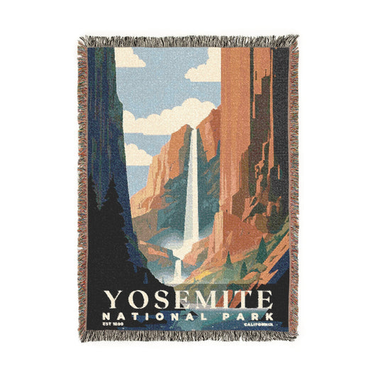 Yosemite National Park Woven Blanket | S03