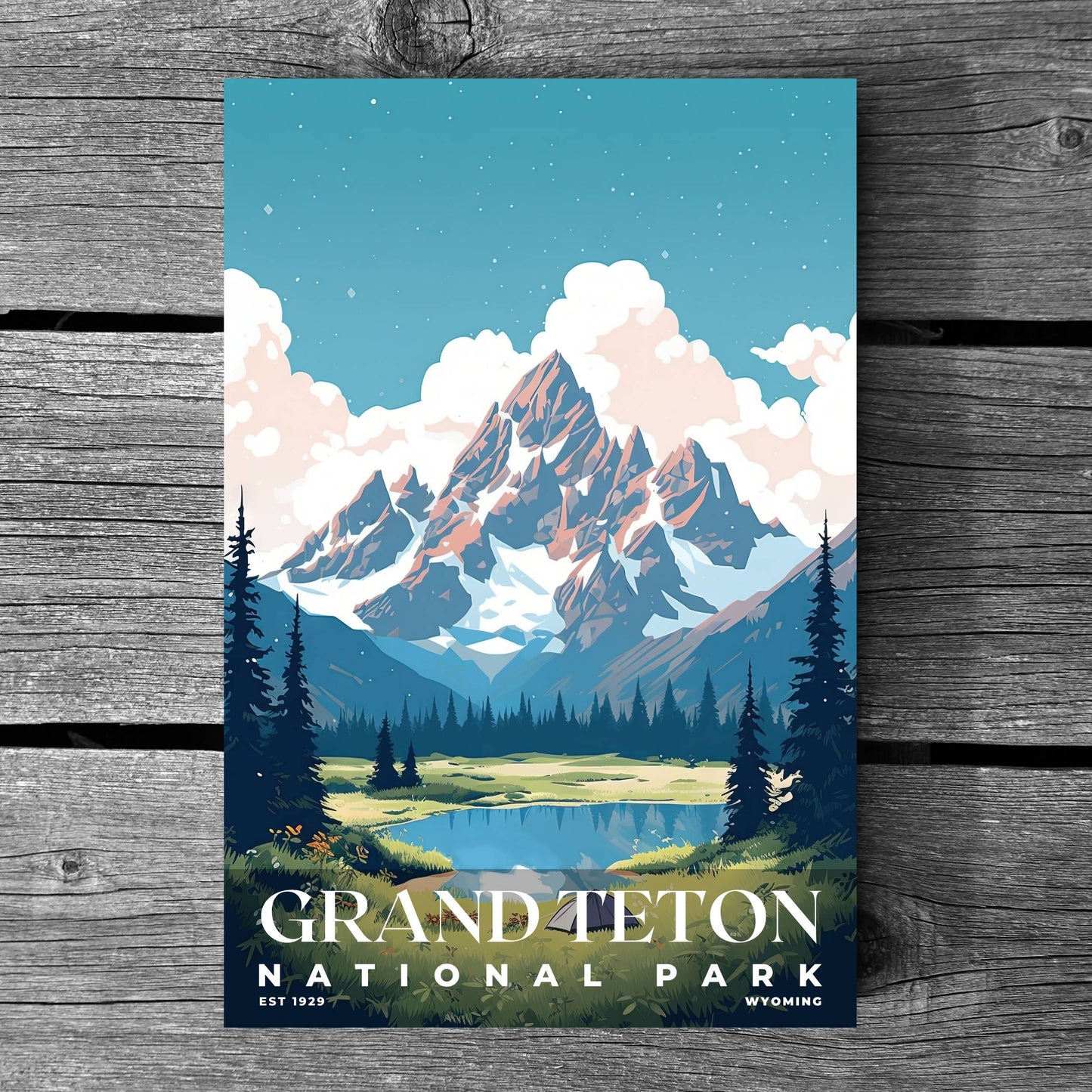 Grand Teton National Park Poster | S03