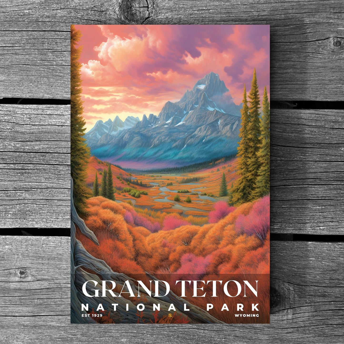 Grand Teton National Park Poster | S02