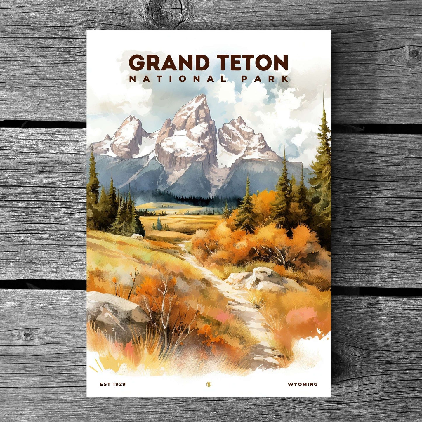 Grand Teton National Park Poster | S08