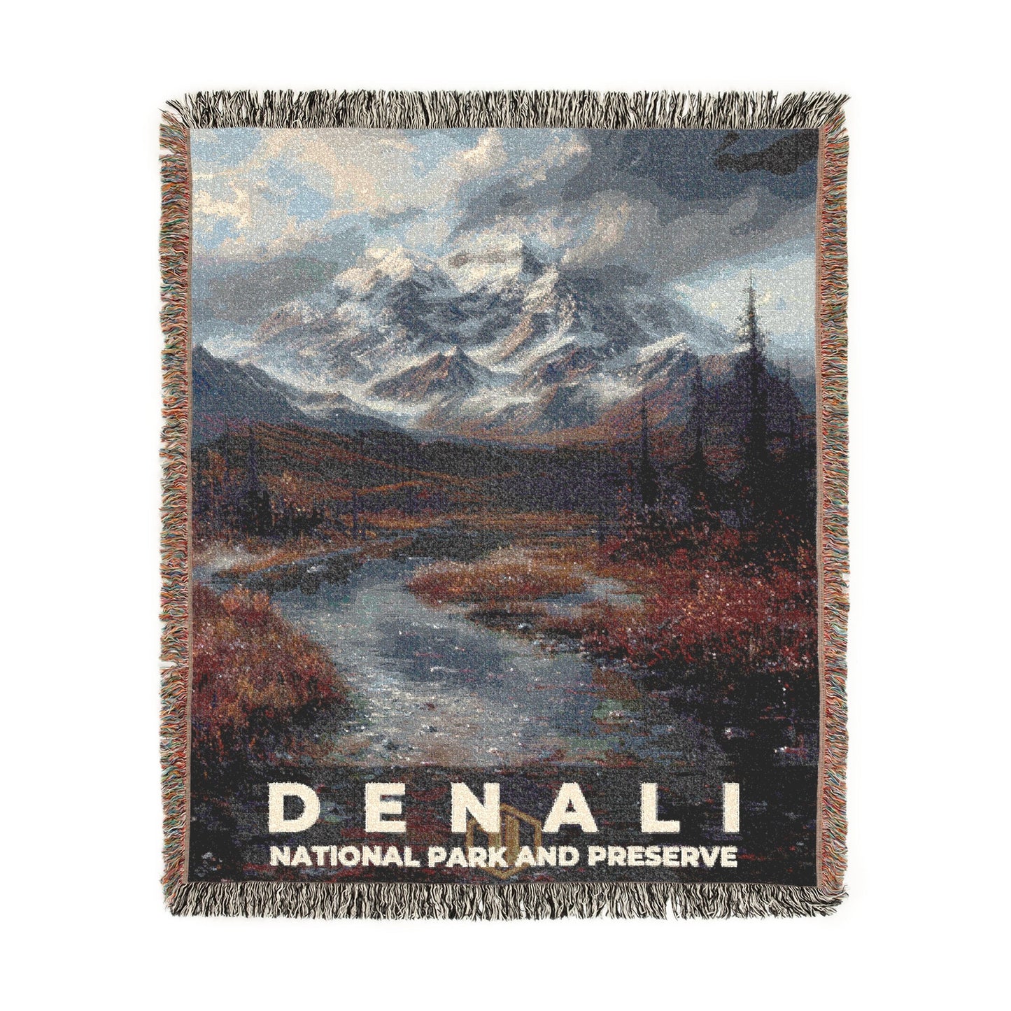Denali National Park Woven Blanket | S12