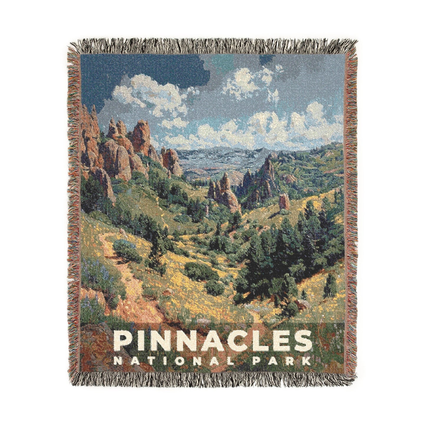 Pinnacles National Park Woven Blanket | S14