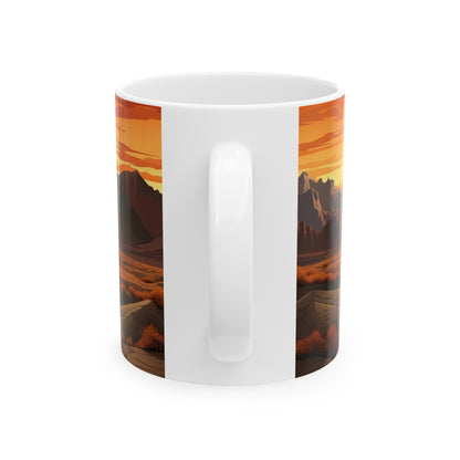 Death Valley National Park Mug | White Ceramic Mug (11oz, 15oz)