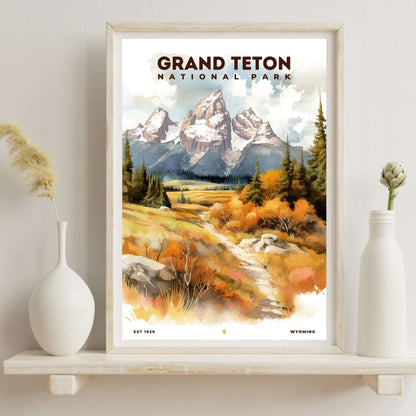 Grand Teton National Park Poster | S08