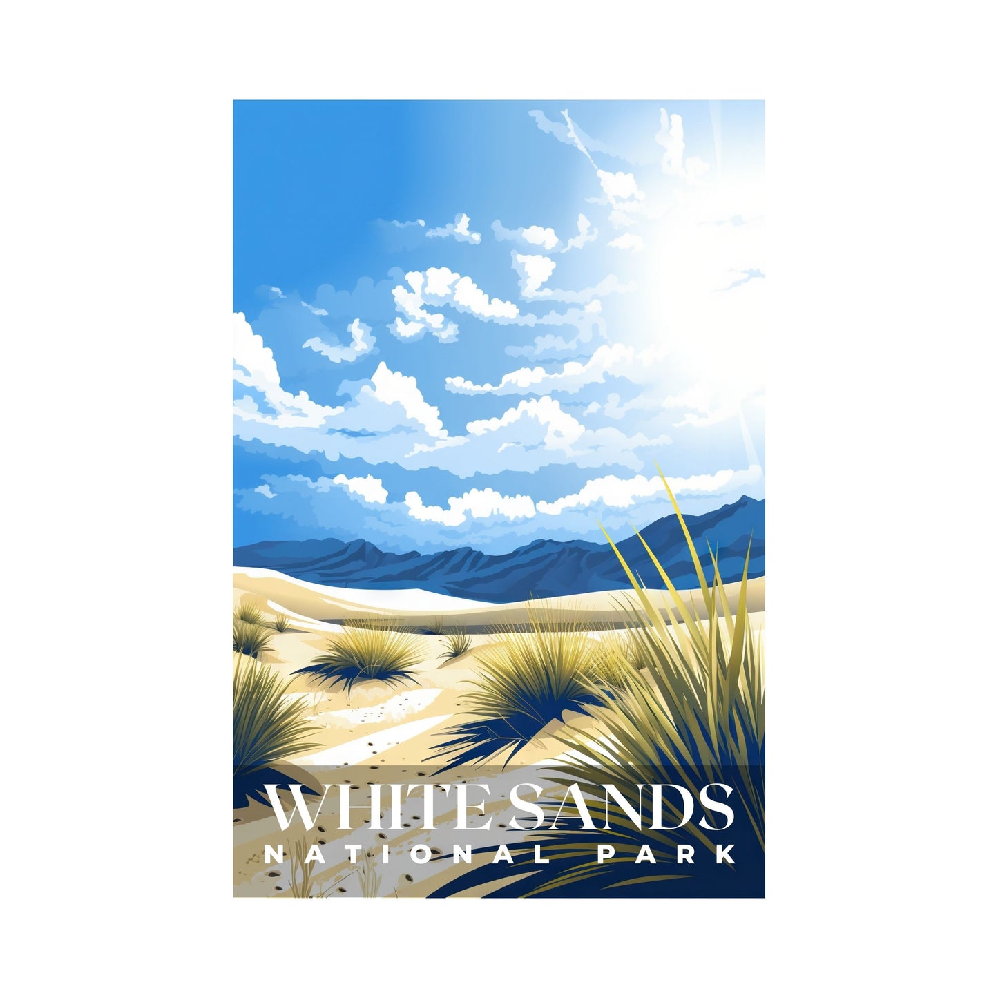 White Sands National Park Poster | S01