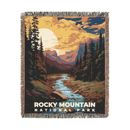 Rocky Mountain National Park Woven Blanket | S07