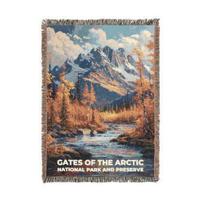 Gates of the Arctic National Park Woven Blanket | S14