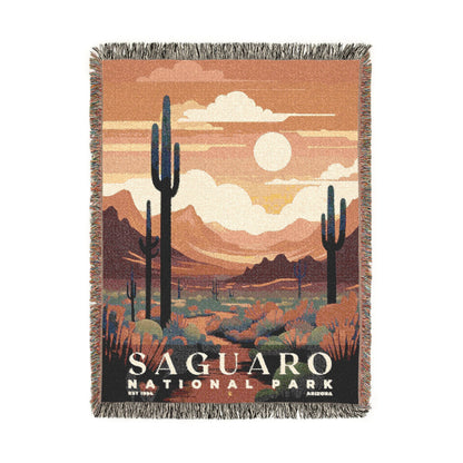 Saguaro National Park Woven Blanket | S05