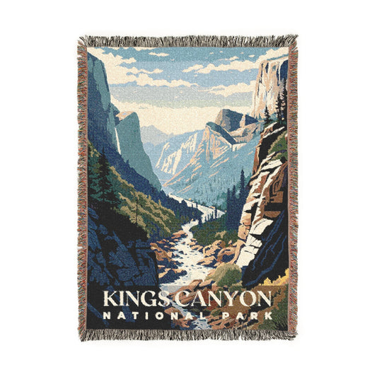 Kings Canyon National Park Woven Blanket | S01