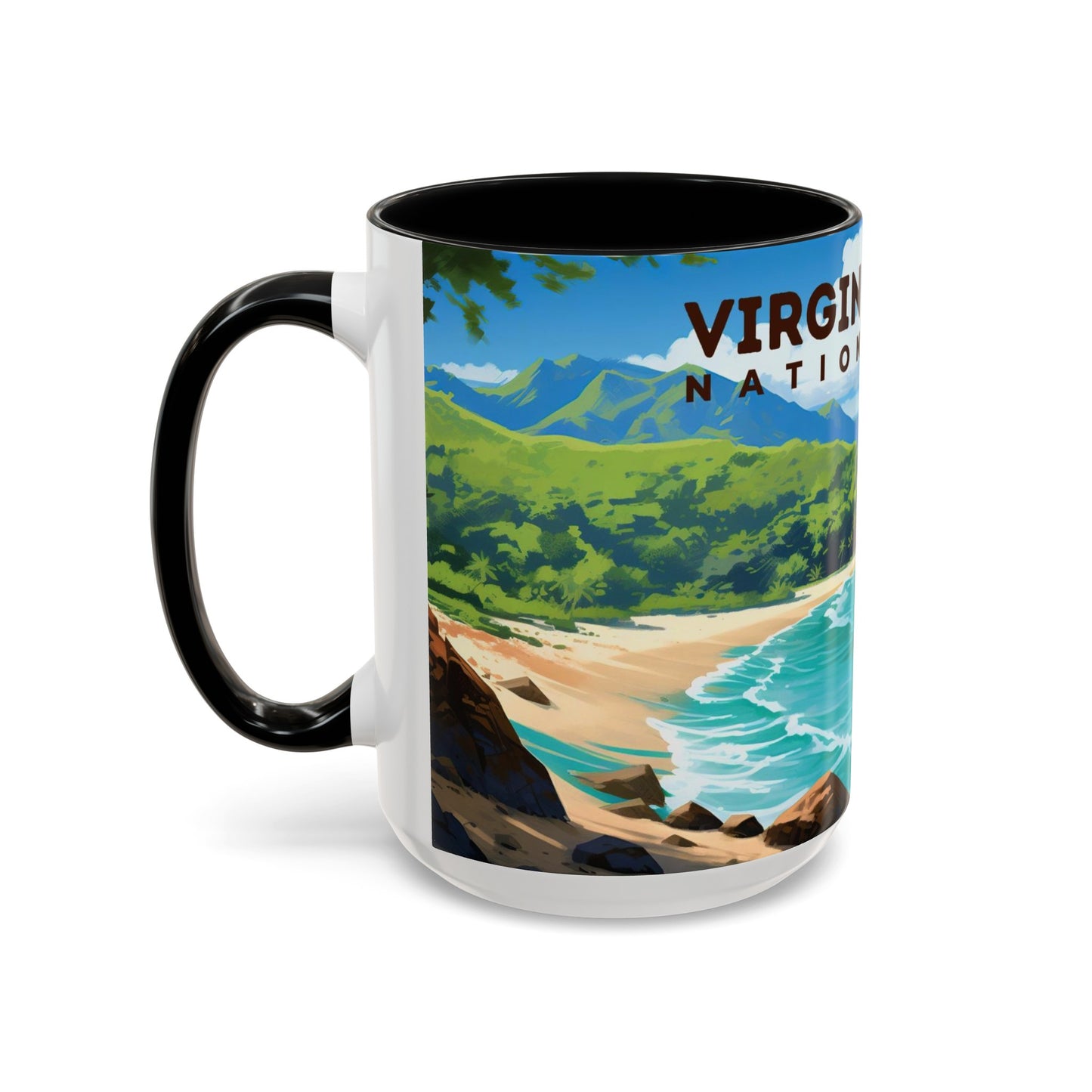 Virgin Islands National Park Mug | Accent Coffee Mug (11, 15oz)