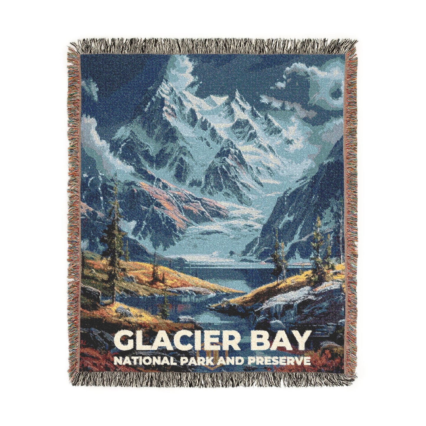 Glacier Bay National Park Woven Blanket | S16