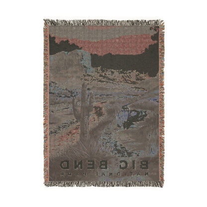 Big Bend National Park Woven Blanket | S17