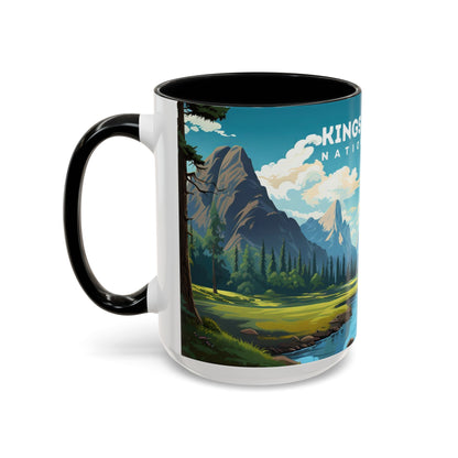 Kings Canyon National Park Mug | Accent Coffee Mug (11, 15oz)