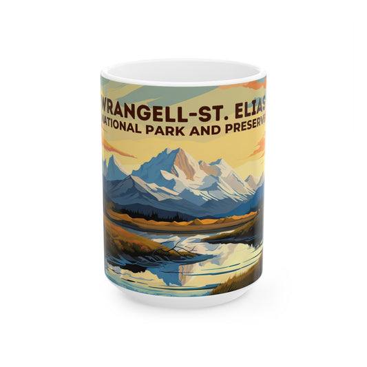 Wrangell-St. Elias National Park Mug | White Ceramic Mug (11oz, 15oz)