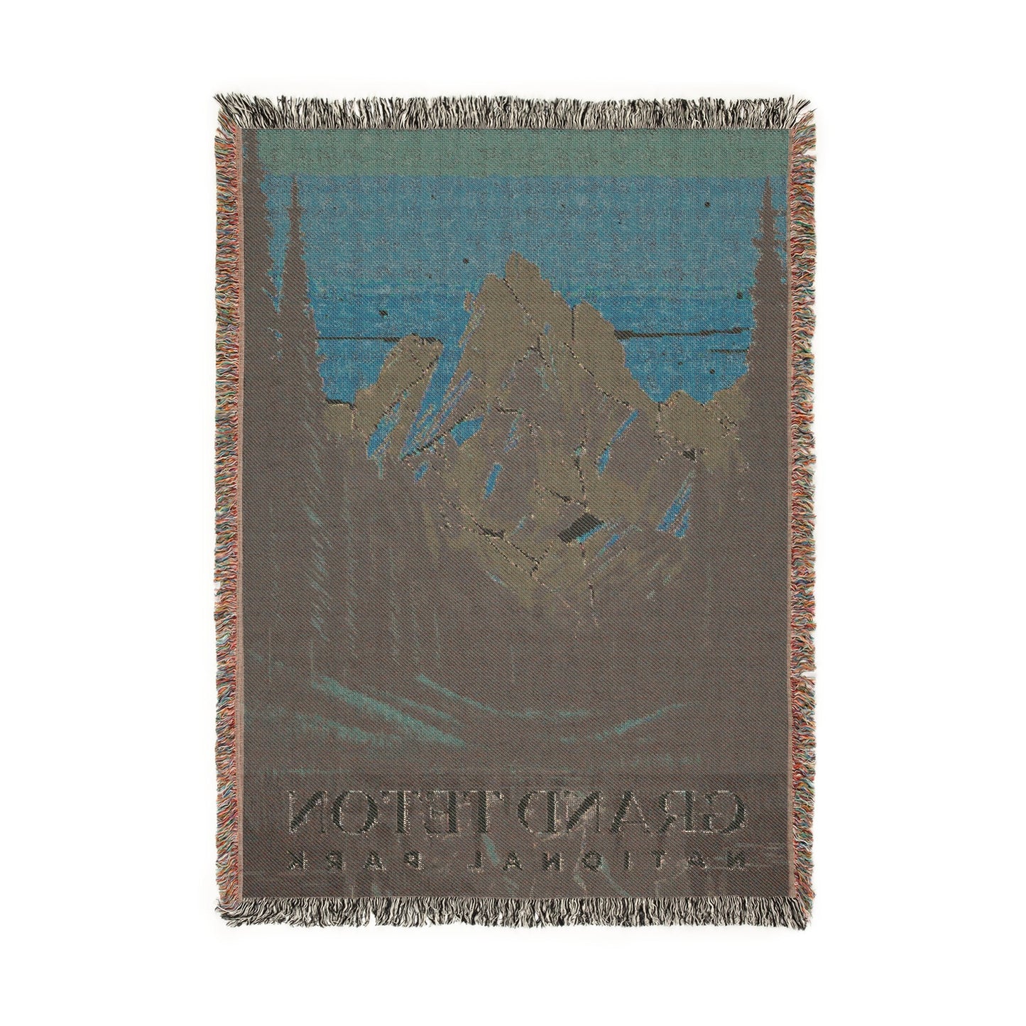 Grand Teton National Park Woven Blanket | S01