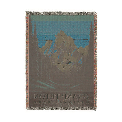 Grand Teton National Park Woven Blanket | S01