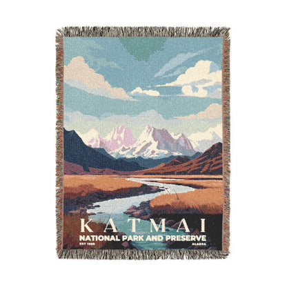 Katmai National Park Woven Blanket | S03