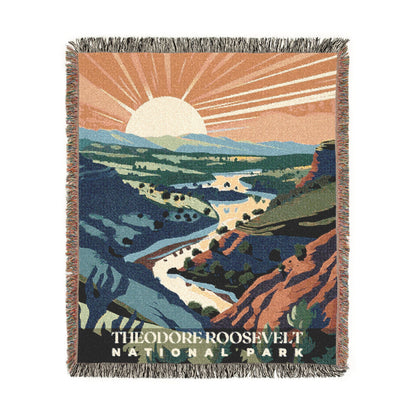 Theodore Roosevelt National Park Woven Blanket | S01