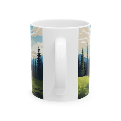 Denali National Park Mug | White Ceramic Mug (11oz, 15oz)
