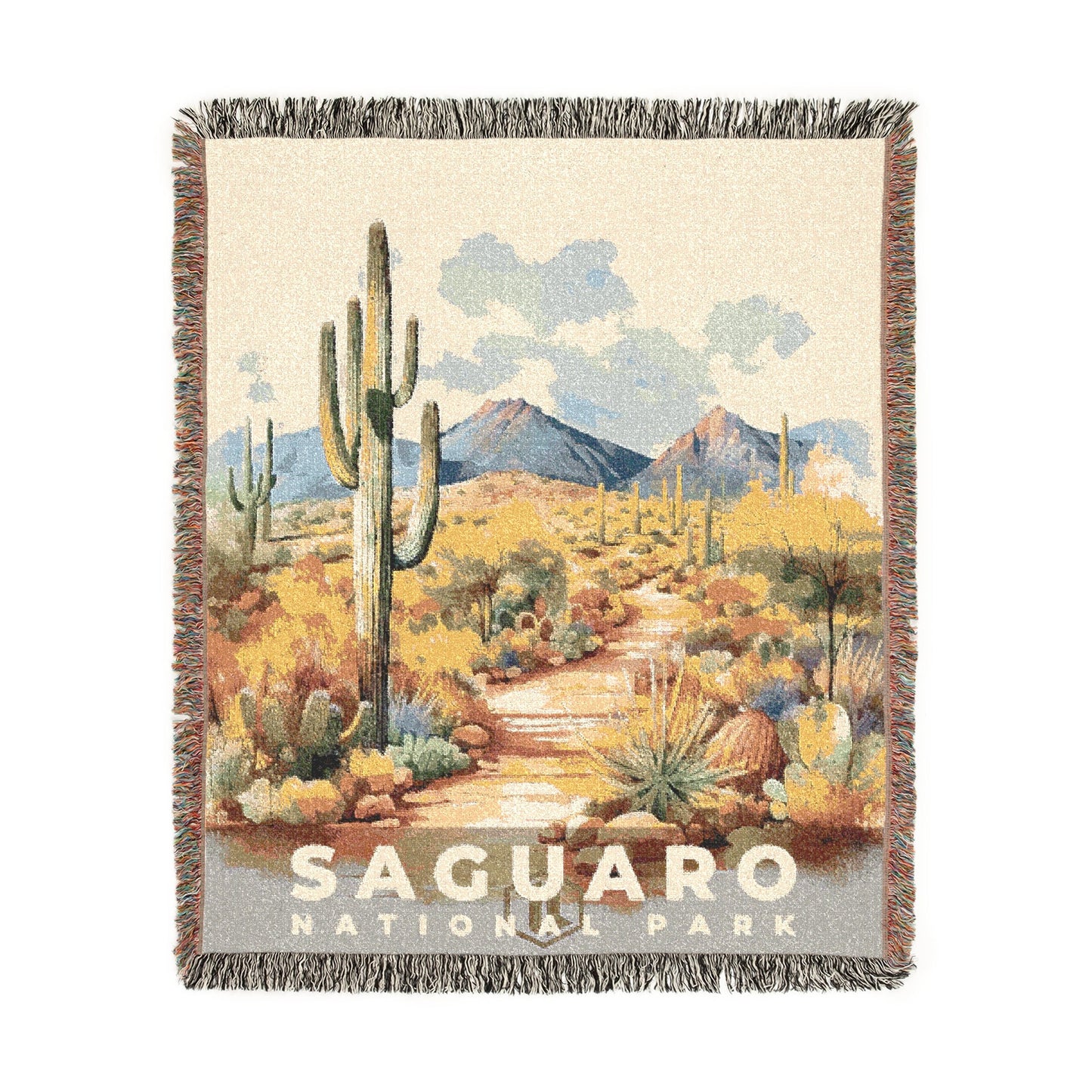 Saguaro National Park Woven Blanket | S08