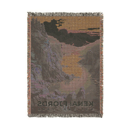 Kenai Fjords National Park Woven Blanket | S07