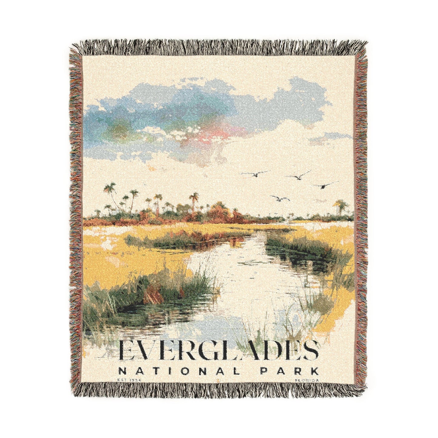 Everglades National Park Woven Blanket | S04