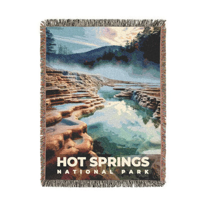 Hot Springs National Park Woven Blanket | S10