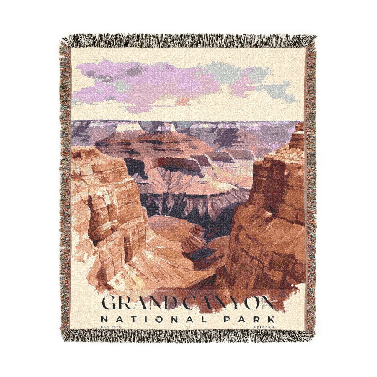 Grand Canyon National Park Woven Blanket | S04