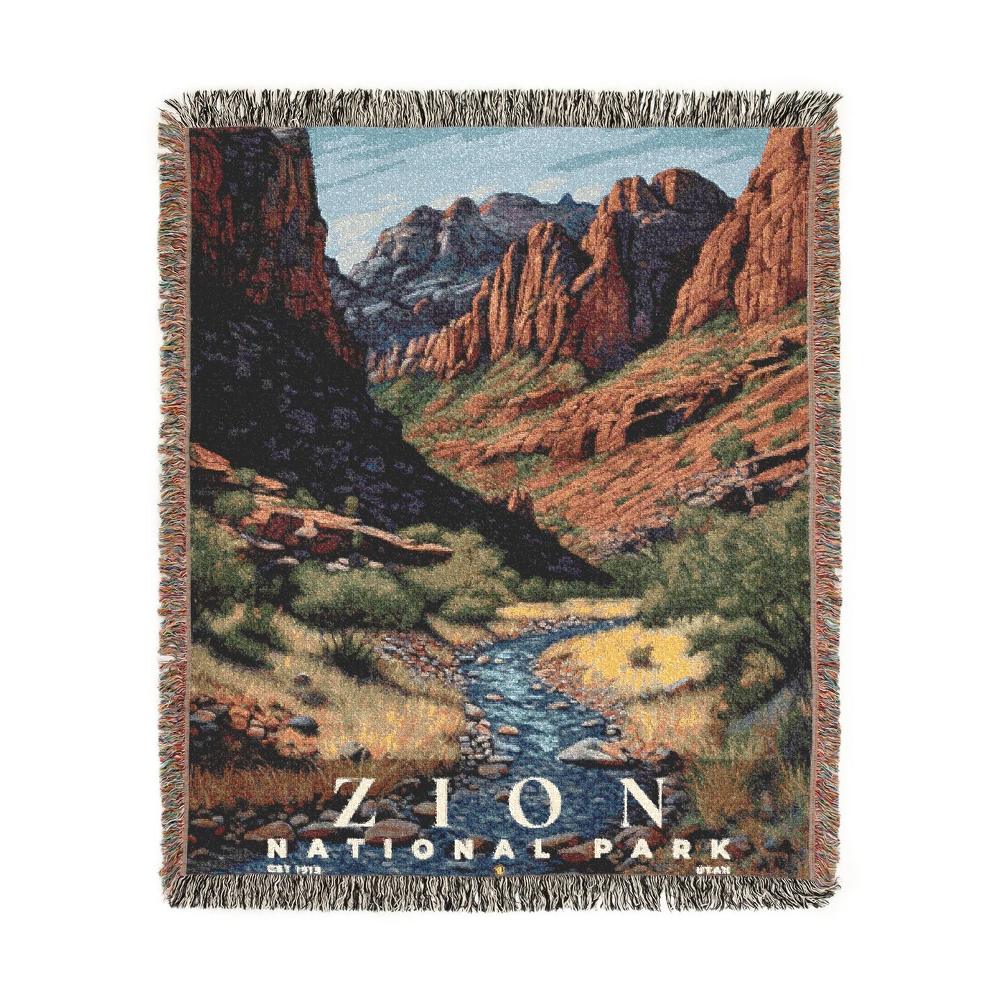 Zion National Park Woven Blanket | S02