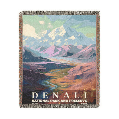 Denali National Park Woven Blanket | S02