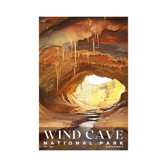 Wind Cave National Park Poster | S06