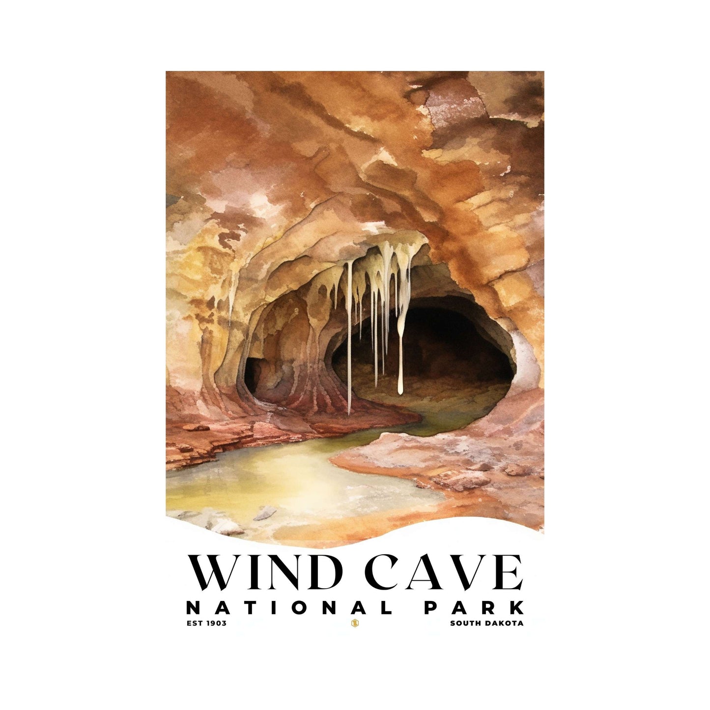 Wind Cave National Park Poster | S04