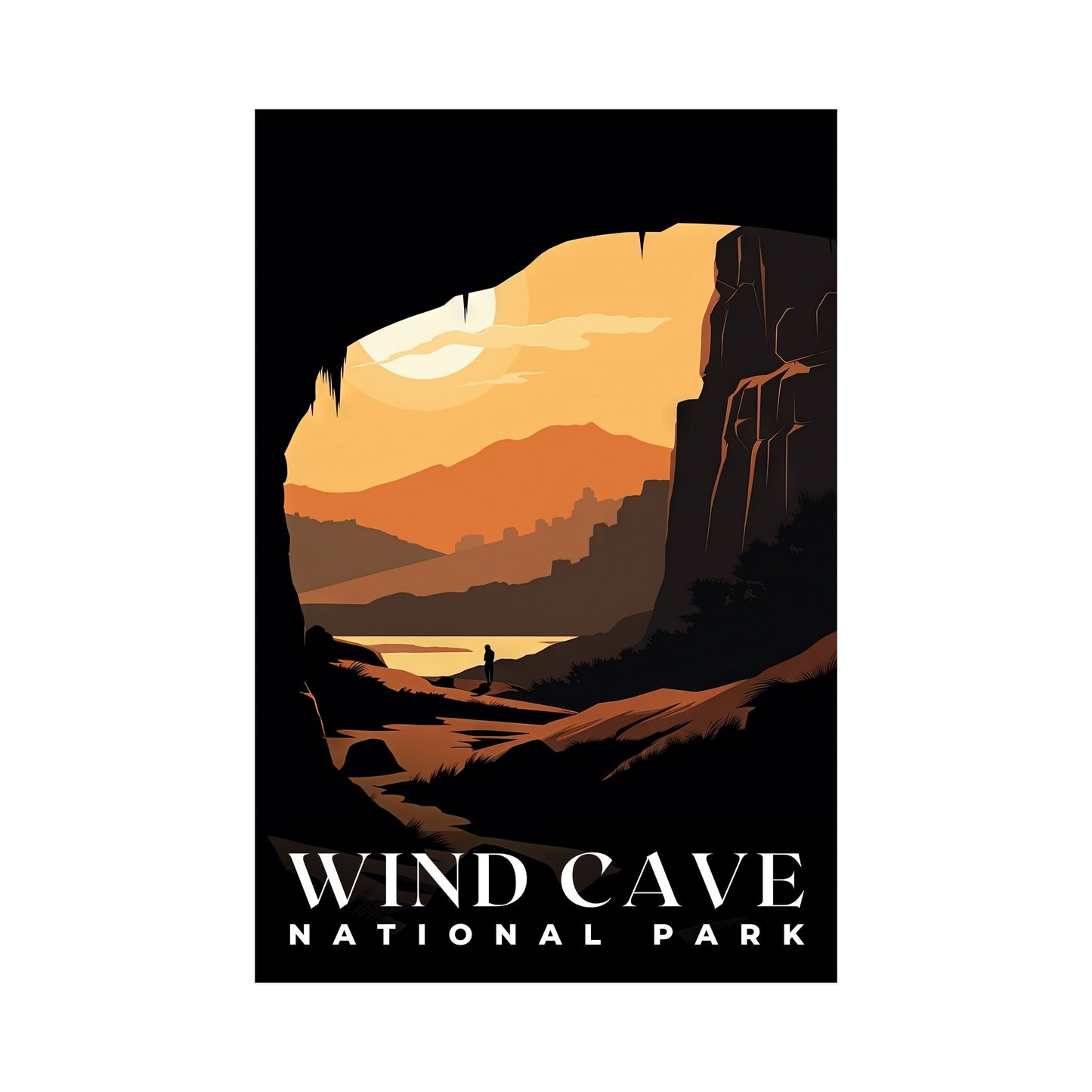 Wind Cave National Park Poster | S01