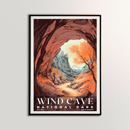 Wind Cave National Park Poster | S02