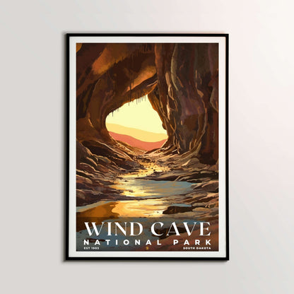 Wind Cave National Park Poster | S05