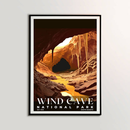 Wind Cave National Park Poster | S03