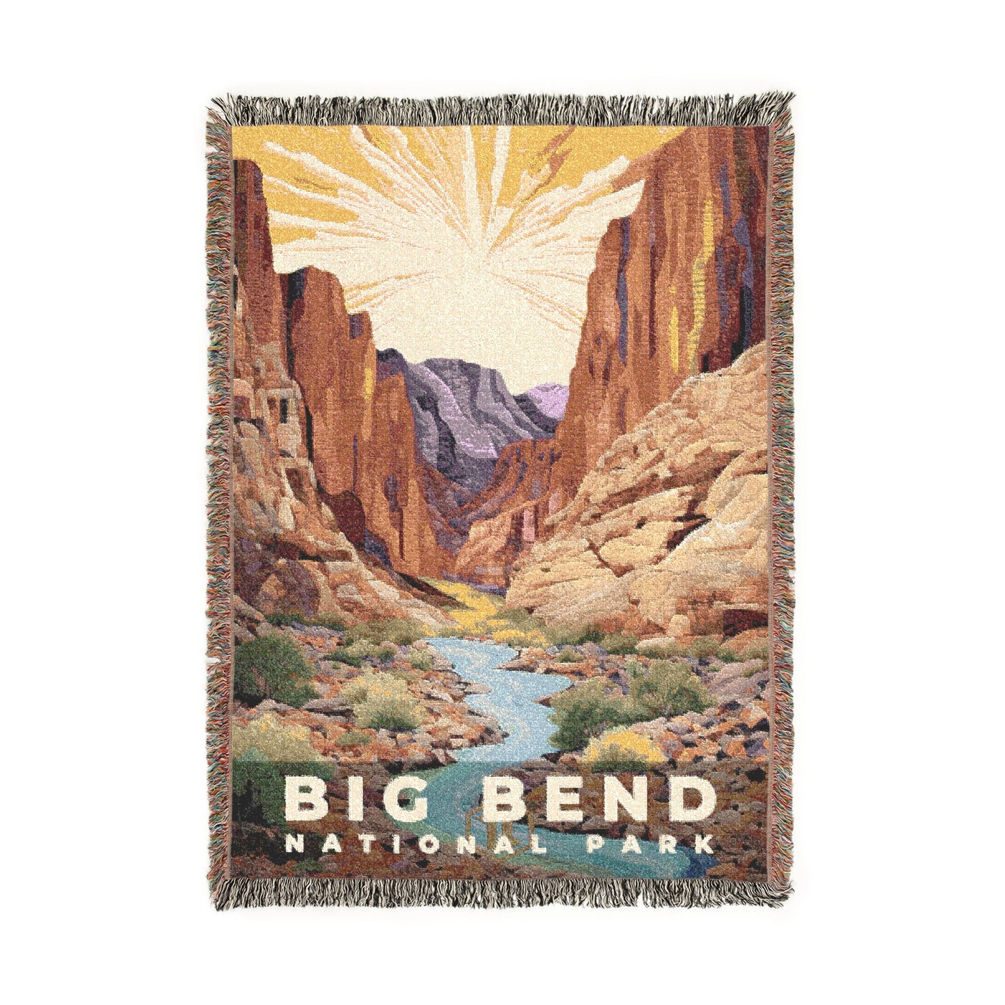 Big Bend National Park Woven Blanket | S09