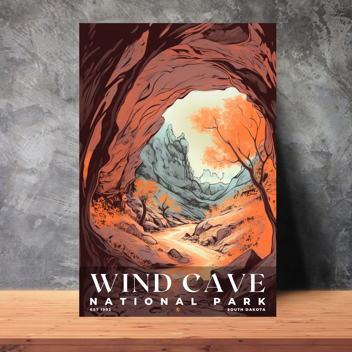 Wind Cave National Park Poster | S02