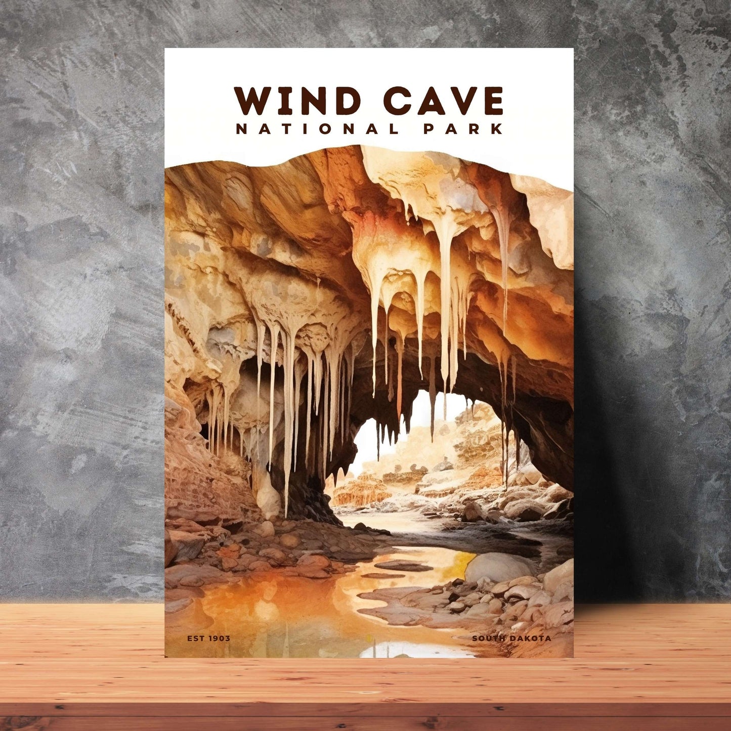 Wind Cave National Park Poster | S08