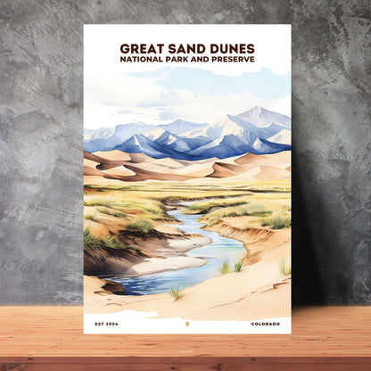 Great Sand Dunes National Park Poster | S08