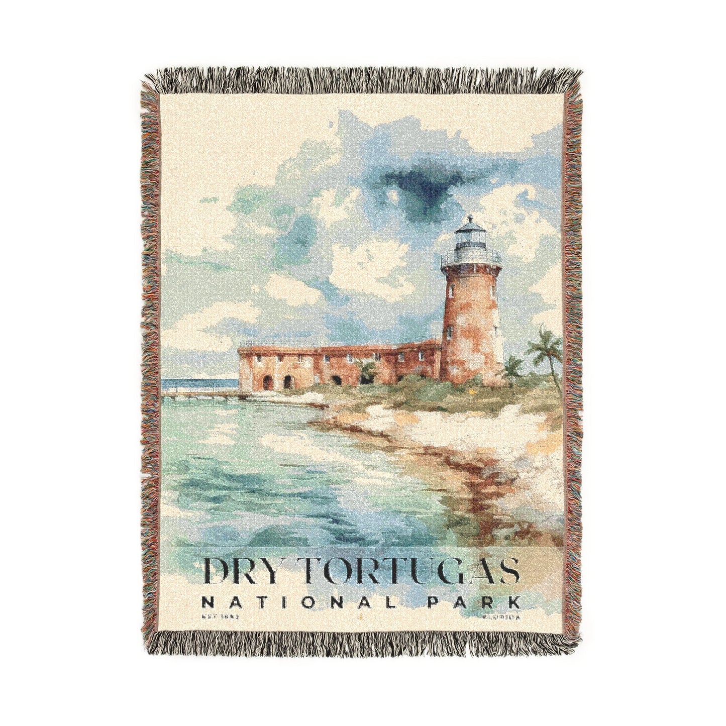 Dry Tortugas National Park Woven Blanket | S04