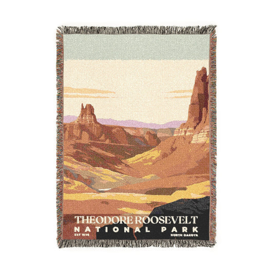 Theodore Roosevelt National Park Woven Blanket | S03
