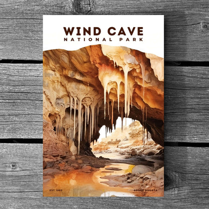 Wind Cave National Park Poster | S08