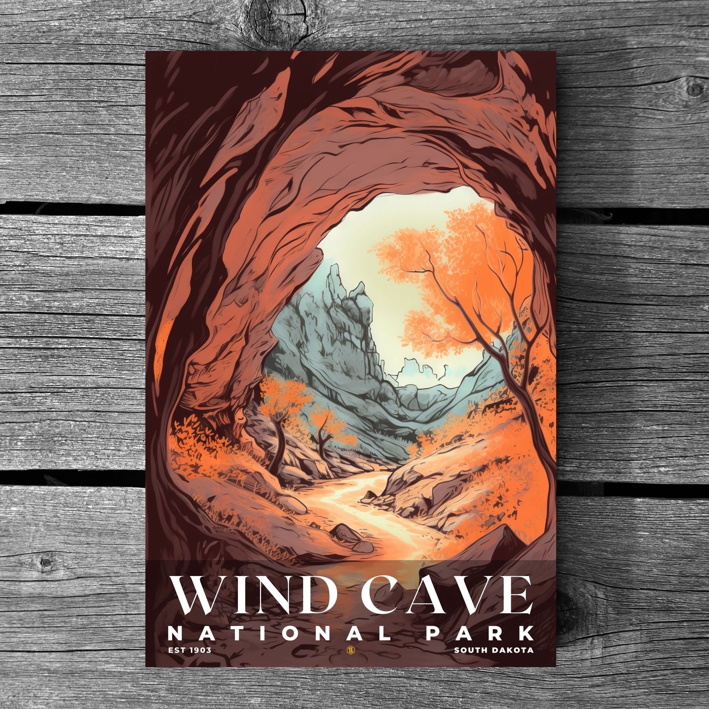 Wind Cave National Park Poster | S02