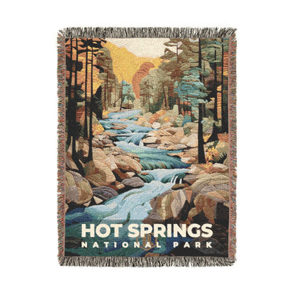 Hot Springs National Park Woven Blanket | S09