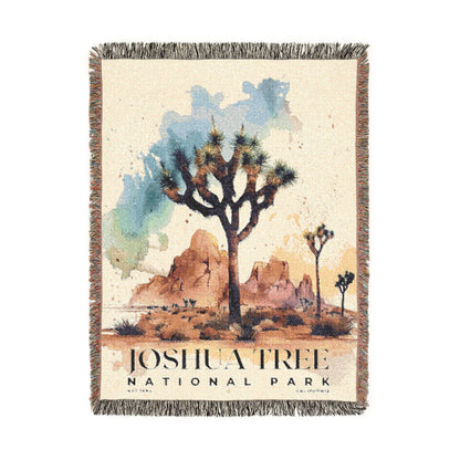 Joshua Tree National Park Woven Blanket | S04