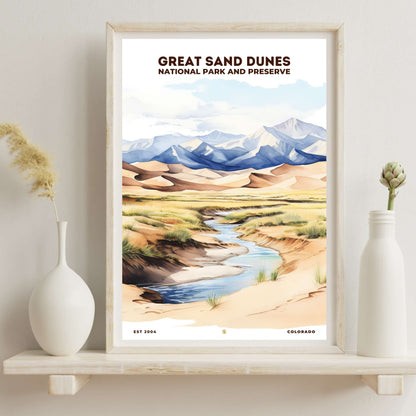 Great Sand Dunes National Park Poster | S08