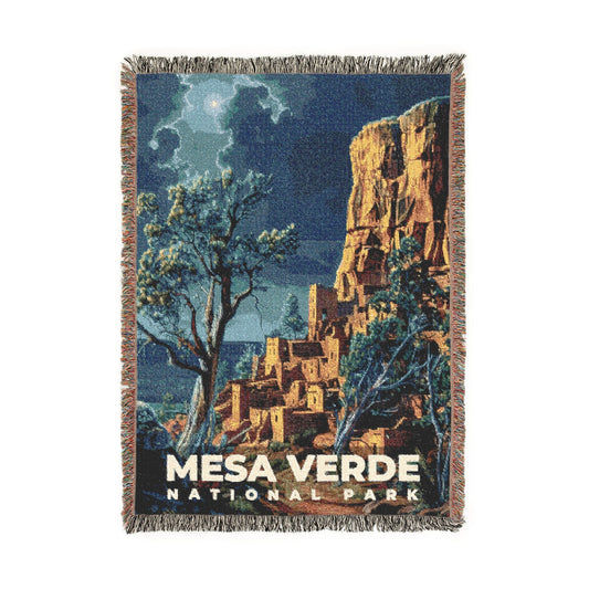 Mesa Verde National Park Woven Blanket | S16